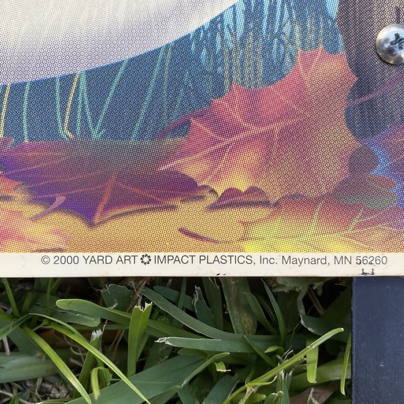 Vintage Yard Art Impact Plastics Spooky Halloween Pumpkin Ghosts Signs Set Decor - Picture 4 of 11